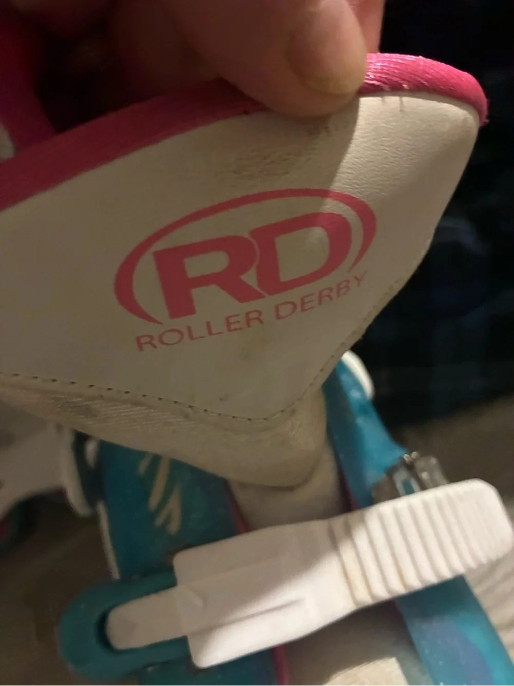 Adjustable Kids Inline Skates – Teal & Pink size 3-6